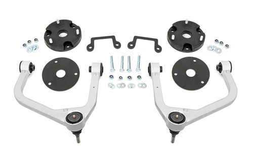 Suspension Leveling Kit - 1-3/4 in Lift - Hardware / Spacers / Control Arms / Bolt Retaining Plates - Front - GM Fullsize Truck 2019-23 - Kit