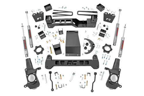 Suspension Lift Kit - 6 in Lift - Knuckles / Crossmembers / Brackets / Skit Plate / CV Spacers / Sway Bar Links / Blocks / Hardware Included - GM Fullsize Truck 2001-10 - Kit Suspension Lift Kit - 6 in Lift - Knuckles / Crossmembers / Brackets / Skit Plate / CV Spacers / Sway Bar Links / Blocks / Hardware Included - GM Fullsize Truck 2001-10 - Kit