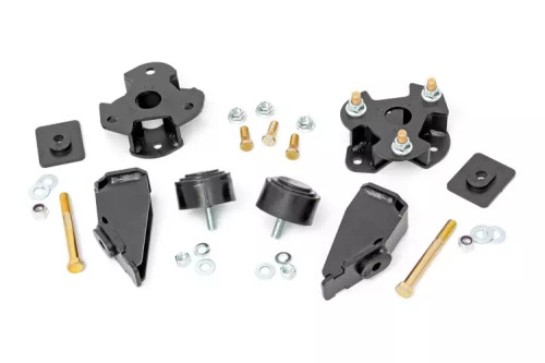 Suspension Leveling Kit - 2 in Lift - Spacers / Bump Stops / Brackets / Hardware Included - Ram Fullsize Truck 2012-18 - Kit
