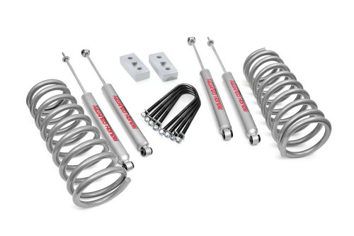 Suspension Leveling Kit - 3 in Lift - Hardware / Shocks / Spacers - Front - Dodge Cummins - Dodge Ram Fullsize Truck 2003-13 - Kit