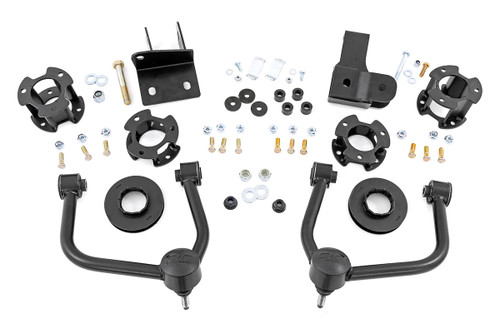 Suspension Lift Kit - 3-1/2 in Lift - Brackets / Control Arms / Hardware / Spacers - Ford Midsize SUV 2021-22 - Kit