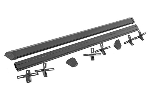 Rocker Panel Guard - SR2 - Brackets / Hardware - Aluminum - Black Powder Coat - Ford Midsize SUV 2021 - Kit Rocker Panel Guard - SR2 - Brackets / Hardware - Aluminum - Black Powder Coat - Ford Midsize SUV 2021 - Kit