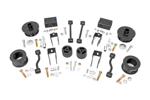 Suspension Lift Kit - 2-1/2 in Lift - Brackets / Bump Stops / Coil Spring Spacer / Hardware / Sway Bar Links - Jeep Wrangler JL 2018 - Kit