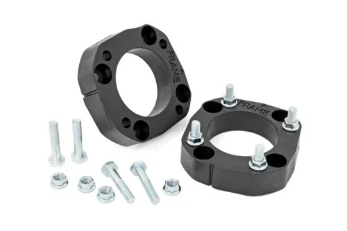 Suspension Leveling Kit - 1-3/4 in Lift - Spacers / Hardware Included - Composite - Black - Toyota Fullsize Truck 2022-23 - Pair