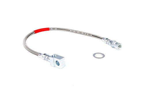 Brake Hose Kit - DOT Approved - PTFE Lined - Braided Stainless - 4 to 6 in Lift - Rear - GM Fullsize SUV / Truck 1971-91 - Kit