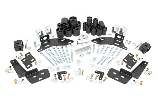 Body lift - 3 in Lift - Front and Rear Bumper Brackets - Hardware Included - Nylon / Steel - Chevy Fullsize Truck 1995-99 - Kit Body lift - 3 in Lift - Front and Rear Bumper Brackets - Hardware Included - Nylon / Steel - Chevy Fullsize Truck 1995-99 - Kit