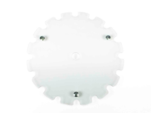 Mud Cover - 13 in Wheels - Quick Release Fastener - Plastic - Clear - Beadlock Wheel - Each