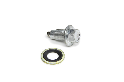 Drain Plug - Transmission - 1/2-20 in Thread - Rubber / Steel Washer - Magnetic - Steel - Natural - Each