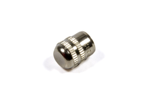 Schrader Valve Cap - Steel - Chrome - Each