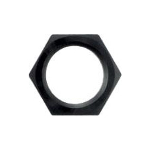 Bulkhead Fitting Nut - 10 AN - Aluminum - Black Anodized - Each