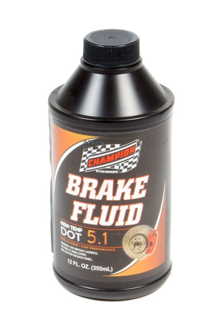 Brake Fluid - DOT 5.1 - Synthetic - 12.00 oz Bottle - Each