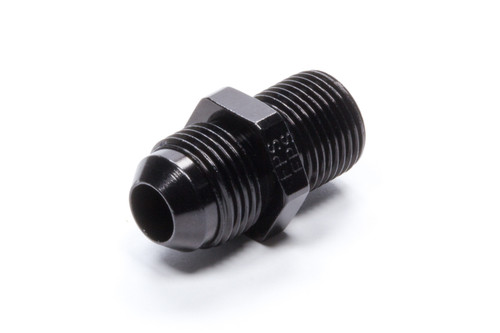 Fitting - Adapter - Straight - 8 AN Male to 18 mm x 1.50 Male - Aluminum - Black Anodized - Each