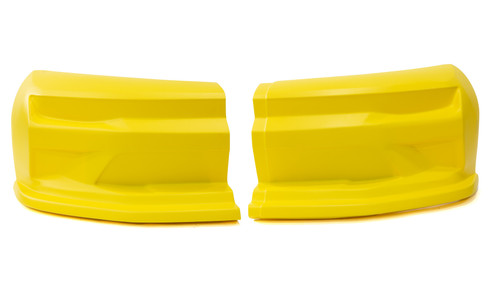Nose - Dominator SS Camaro - 2-Piece Complete - Plastic - Yellow - Universal - Street Stock - Kit
