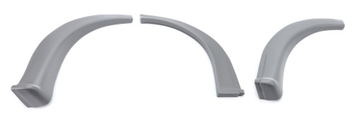 Wheel Flare Kit - Passenger Side - MD3 - Dirt - 3 Piece Kit - Plastic - Gray - Kit Wheel Flare Kit - Passenger Side - MD3 - Dirt - 3 Piece Kit - Plastic - Gray - Kit
