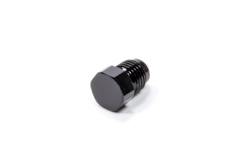Fitting - Plug - 4 AN - Hex Head - Aluminum - Black Anodized - Each
