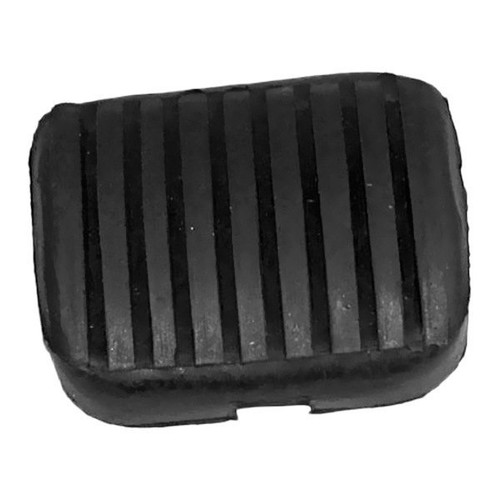Pedal Pad - Brake / Clutch - 3 x 2-1/2 in Rectangle - Rubber - Natural - Jeep CJ 1946-86 - Each