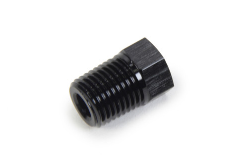 Fitting - Bushing - 1/8 in NPT Female to 1/4 in NPT Male - Aluminum - Black Anodized - Each