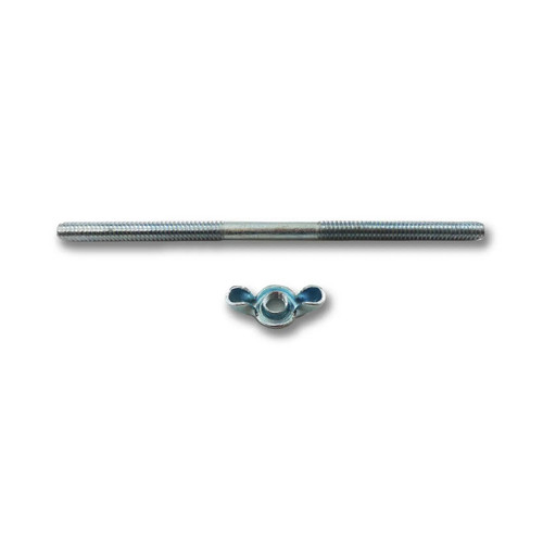 Air Cleaner Stud - 1/4-20 in Thread - 5 in Long - Wing Nut - Steel - Zinc Oxide - Each Air Cleaner Stud - 1/4-20 in Thread - 5 in Long - Wing Nut - Steel - Zinc Oxide - Each