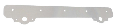 Hood Plate - Predrilled - Aluminum - Natural - Triple X Midget - Each