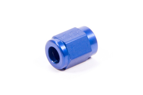 Fitting - Tube Nut - 3 AN - 3/16 in Tube - Aluminum - Blue Anodized - Each Fitting - Tube Nut - 3 AN - 3/16 in Tube - Aluminum - Blue Anodized - Each