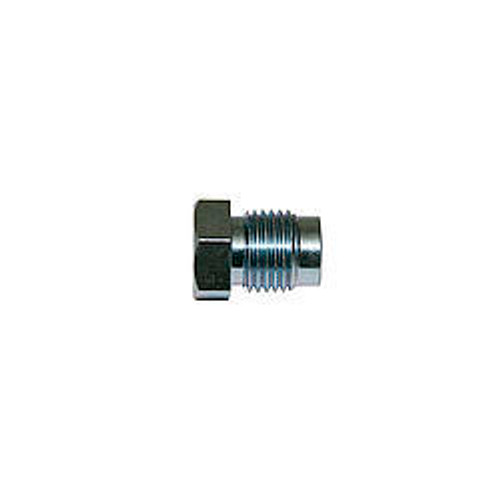 Fitting - Flare Nut - 1/2-20 in Inverted Flare Male - Steel - Zinc Oxide - Wilwood Tandem Master Cylinder - 3/16 in Hardline - Each