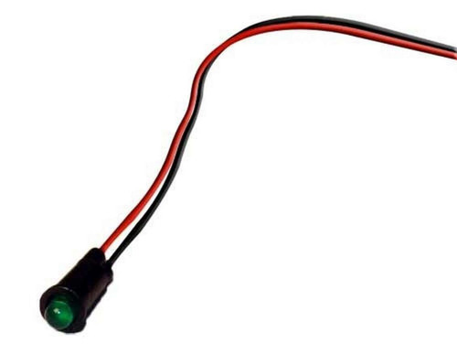 Indicator Light - 5/32 in OD - LED - Green - Universal - Each