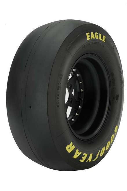Tire - Drag Slick - Stock / Super Stock - 29.0 x 12.0-15 - Bias Ply - D-5 Compound - Yellow Letter Sidewall - Each
