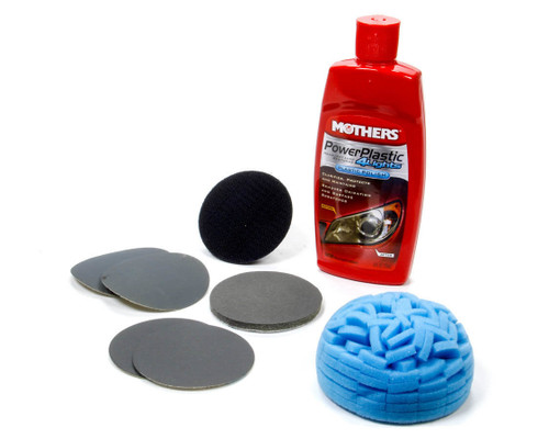 Headlight Polishing Kit - Powerball 4 Lights - Compound / Buff / Cloths - Kit