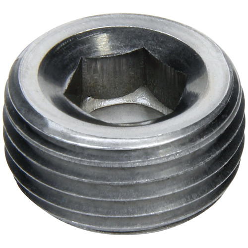 Fitting - Plug - 3/8 in NPT - Allen Head - Steel - Zinc Oxide - Pair