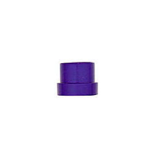 Fitting - Tube Sleeve - 6 AN - 3/8 in Tube - Aluminum - Blue Anodized - Pair