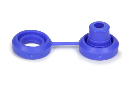 Exhaust Hanger Grommet - Male / Female - 1.125 in OD - 0.375 in ID - 0.875 in Thick - Silicone - Blue - Kit