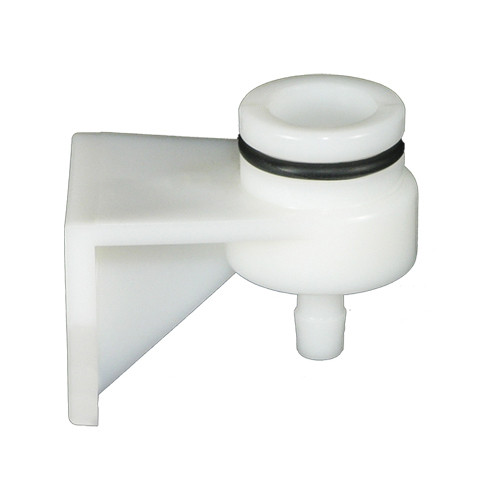 Remote Master Cylinder Reservoir Bracket - O-Ring - Plastic - White - Tilton 74 / 75-Series Master Cylinders - Each Remote Master Cylinder Reservoir Bracket - O-Ring - Plastic - White - Tilton 74 / 75-Series Master Cylinders - Each