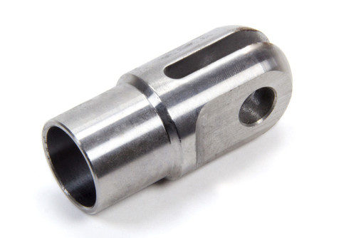 Tube End - Weld-On - Clevis - 0.195 in Slot - 3/8 in Bore - 1 in Tube - 0.058 in Wall - Chromoly - Natural - Each