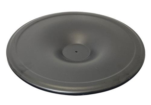 Air Cleaner Lid - Low Profile - 14 in Round - Aluminum - Clear Anodized - Each
