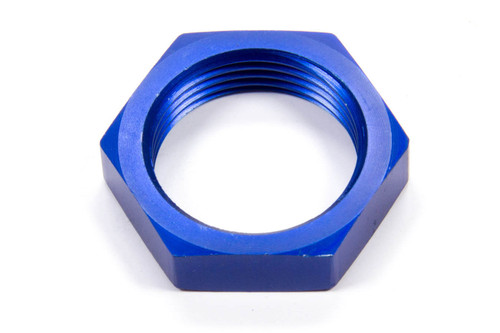 Bulkhead Fitting Nut - 16 AN - Aluminum - Blue Anodized - Each