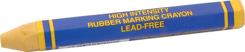 Tire Crayon - 4-5/8 in Long - 1/2 in OD - Yellow - Each