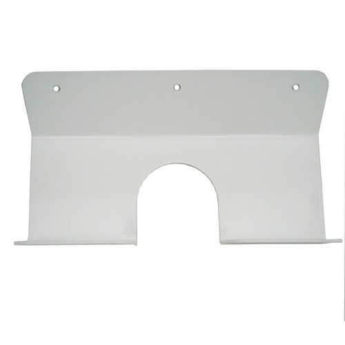 Push Broom Holder - Large - Wall Mount - Aluminum - White Powder Coat - Each