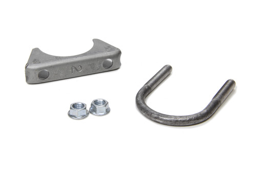 Exhaust Clamp - Heavy Duty - U-Clamp - 2 in Diameter - 3/8 in Bolt - Steel - Natural - Each