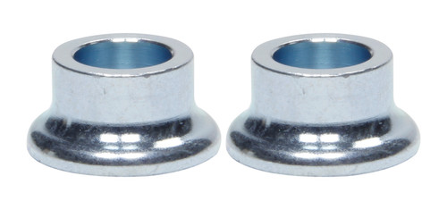 Tapered Spacer - 1/2 in ID - 1/2 in Thick - Steel - Zinc Oxide - Universal - Pair