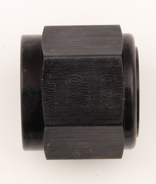 Fitting - Cap - 8 AN - Aluminum - Black Anodized - Each