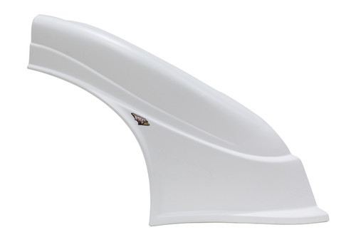 Fender - Passenger Side - MD3 - New Style - Plastic - White - Dirt Late Model - Each
