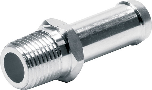 Fitting - Adapter - Straight - 1/8 in NPT Male to 5/16 in Hose Barb - Aluminum - Natural - Each