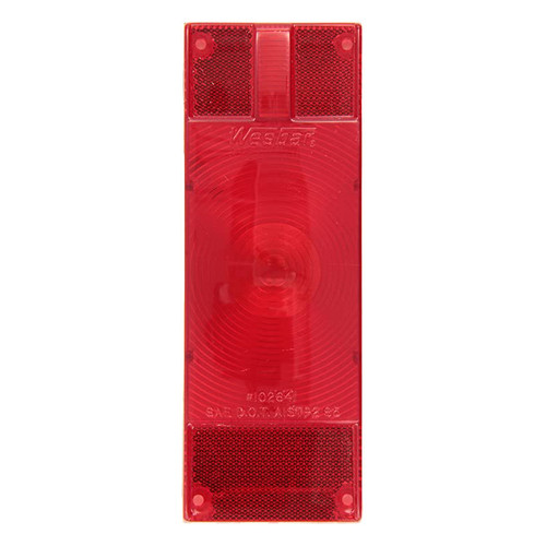 Light Assembly Lens - Replacement - 8.062 in L x 2.875 in W x 0.5 in H - Each