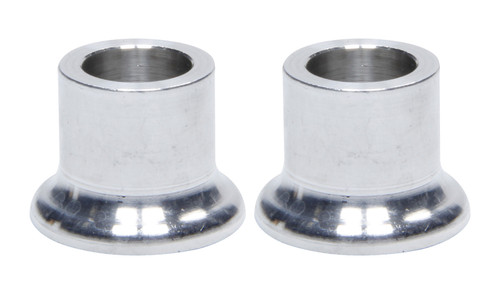 Tapered Spacer - 1/2 in ID - 3/4 in Thick - Aluminum - Natural - Universal - Pair