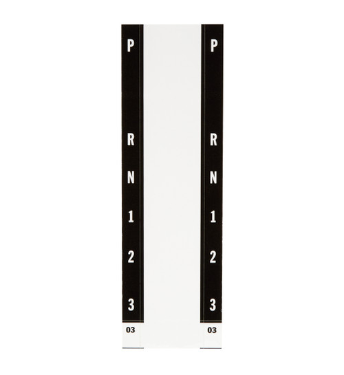 Information Sticker - Shift Indicator - Black - White Lettering - Winters Gate Shifter - Each