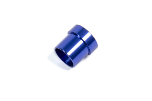 Fitting - Tube Sleeve - 6 AN - 3/8 in Tube - Aluminum - Blue Anodized - Each