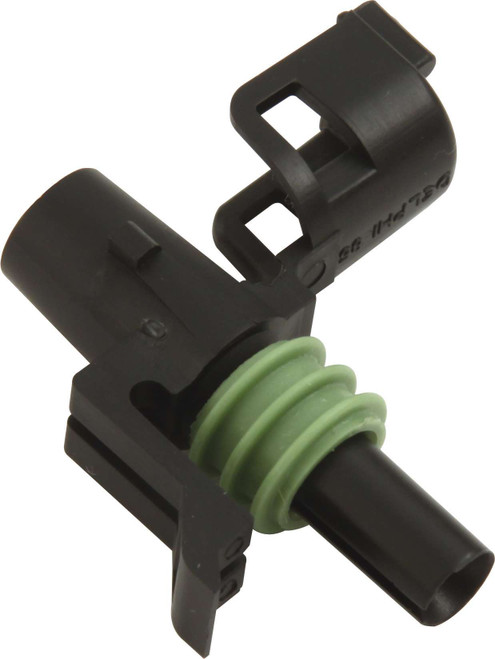 Electrical Connector - Weather Pack Sealed Connector - 1 Pin - Female - Plastic - Black - Each