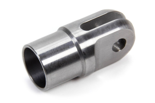 Tube End - Weld-On - Clevis - 0.260 in Slot - 3/8 in Bore - 1-1/4 in Tube - 0.058 in Wall - Chromoly - Natural - Each