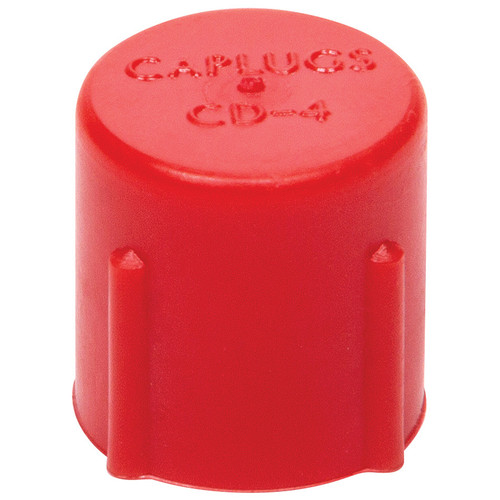 AN Dust Cap - 4 AN - Plastic - Red - Set of 20