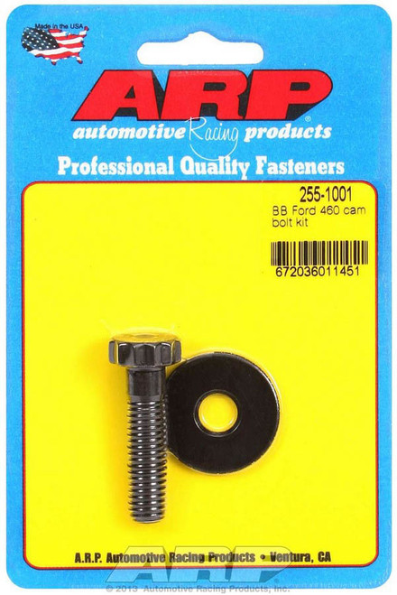 Camshaft Gear Bolt Kit - Pro Series - 3/8-16 in Thread - 1.580 in Long - 12 Point Head - Chromoly - Black Oxide - Big / Small Block Ford - Each